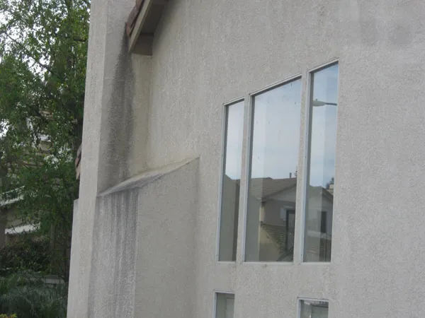 Residential exterior cleaning work
