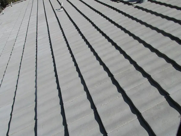 Roof cleaning on a residential property